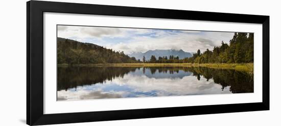 Reflections at Lake Matheson-Matthew Williams-Ellis-Framed Photographic Print