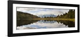 Reflections at Lake Matheson-Matthew Williams-Ellis-Framed Photographic Print