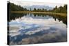 Reflections at Lake Matheson-Matthew Williams-Ellis-Stretched Canvas