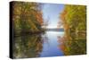 Reflections at Little Squam Lake, Holderness New Hampshire-Vincent James-Stretched Canvas