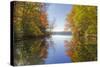 Reflections at Little Squam Lake, Holderness New Hampshire-Vincent James-Stretched Canvas