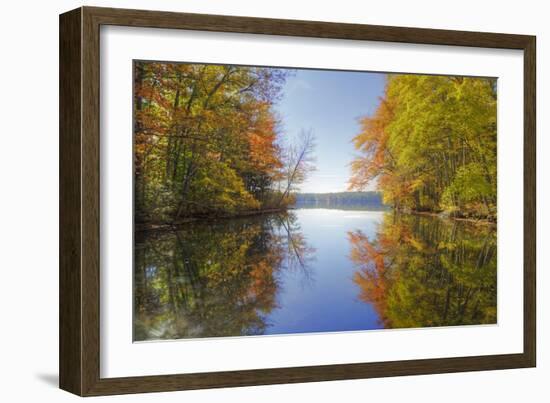 Reflections at Little Squam Lake, Holderness New Hampshire-Vincent James-Framed Photographic Print