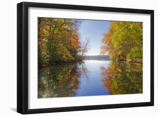 Reflections at Little Squam Lake, Holderness New Hampshire-Vincent James-Framed Photographic Print