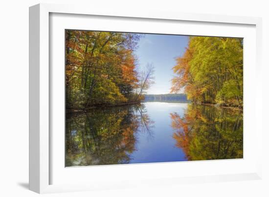 Reflections at Little Squam Lake, Holderness New Hampshire-Vincent James-Framed Photographic Print