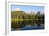 Reflections at Sunset on Antorno Lake-Carlo Morucchio-Framed Photographic Print
