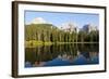 Reflections at Sunset on Antorno Lake-Carlo Morucchio-Framed Photographic Print