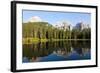 Reflections at Sunset on Antorno Lake-Carlo Morucchio-Framed Photographic Print