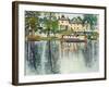 Reflections, Balloch, C.1929-30-George Leslie Hunter-Framed Giclee Print