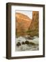 Reflections from Morning Sun. Colorado River. Grand Canyon. Arizona-Tom Norring-Framed Photographic Print