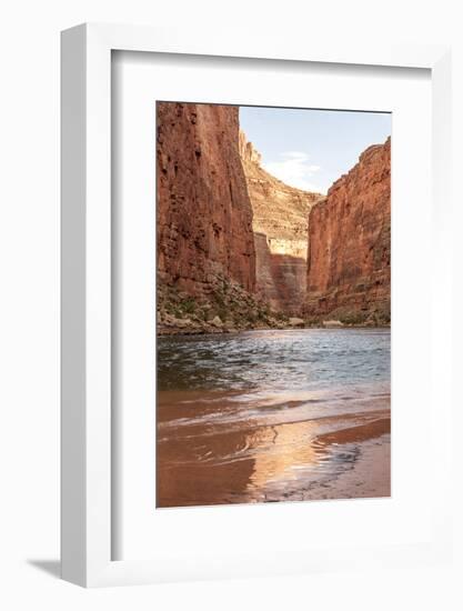 Reflections from Morning Sun. Colorado River. Grand Canyon. Arizona-Tom Norring-Framed Photographic Print