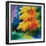 Reflections I-Blue Fish-Framed Premium Giclee Print