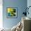 Reflections II-Blue Fish-Framed Premium Giclee Print displayed on a wall