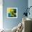 Reflections II-Blue Fish-Framed Premium Giclee Print displayed on a wall