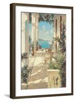 Reflections in Blue-Vitali Bondarenko-Framed Art Print