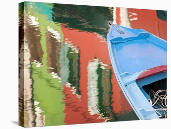 Reflections in Burano, Veneto Region, Italy-Nadia Isakova-Stretched Canvas