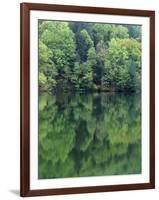 Reflections in Charlottesville Lake, Blue Ridge Mountains, Virginia, USA-Charles Gurche-Framed Photographic Print