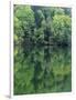 Reflections in Charlottesville Lake, Blue Ridge Mountains, Virginia, USA-Charles Gurche-Framed Photographic Print