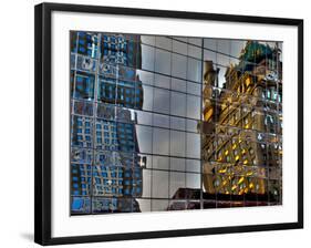 Reflections in Glass, Manhattan, New York City-Sabine Jacobs-Framed Photographic Print