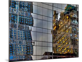 Reflections in Glass, Manhattan, New York City-Sabine Jacobs-Mounted Photographic Print