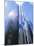 Reflections in Glass of a Modern Skyscraper, Downtown, Calgary, Alberta, Canada-Ethel Davies-Mounted Photographic Print