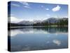 Reflections in Lake Beauvert, Jasper National Park, UNESCO World Heritage Site, British Columbia, R-Martin Child-Stretched Canvas