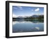 Reflections in Lake Beauvert, Jasper National Park, UNESCO World Heritage Site, British Columbia, R-Martin Child-Framed Photographic Print