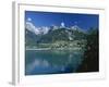 Reflections in Lake, Molveno, Brenta Dolomites, Dolomite Mountains, Trentino Alto-Adige, Italy-Gavin Hellier-Framed Photographic Print