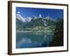 Reflections in Lake, Molveno, Brenta Dolomites, Dolomite Mountains, Trentino Alto-Adige, Italy-Gavin Hellier-Framed Photographic Print