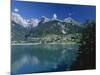 Reflections in Lake, Molveno, Brenta Dolomites, Dolomite Mountains, Trentino Alto-Adige, Italy-Gavin Hellier-Mounted Photographic Print