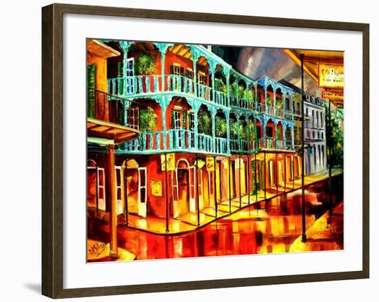 Reflections In Red-Diane Millsap-Framed Art Print