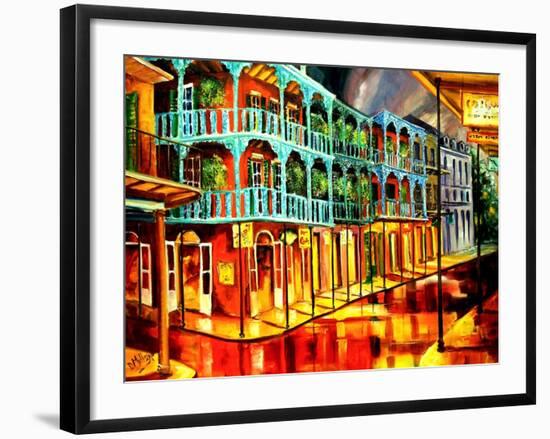 Reflections In Red-Diane Millsap-Framed Art Print