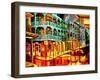 Reflections In Red-Diane Millsap-Framed Art Print