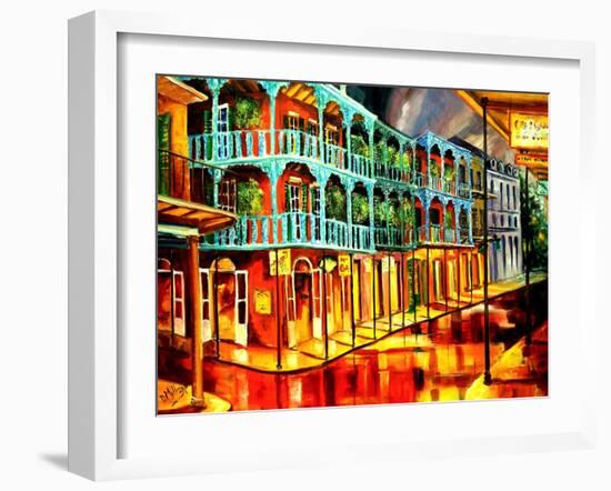 Reflections In Red-Diane Millsap-Framed Art Print