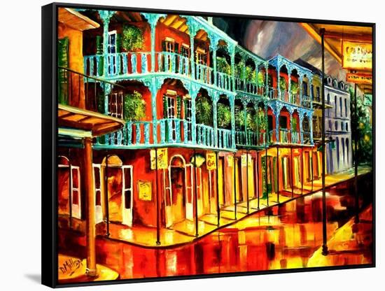 Reflections In Red-Diane Millsap-Framed Stretched Canvas