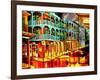 Reflections In Red-Diane Millsap-Framed Art Print