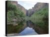 Reflections in Still Water, Jim Jim Falls and Creek, Kakadu National Park, Northern Territory-Lousie Murray-Stretched Canvas