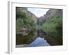 Reflections in Still Water, Jim Jim Falls and Creek, Kakadu National Park, Northern Territory-Lousie Murray-Framed Photographic Print