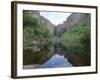 Reflections in Still Water, Jim Jim Falls and Creek, Kakadu National Park, Northern Territory-Lousie Murray-Framed Photographic Print