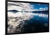 Reflections in the calm waters of the Inside Passage, Southeast Alaska, USA-Mark A Johnson-Framed Photographic Print