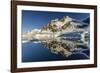 Reflections in the Calm Waters of the Lemaire Channel, Antarctica, Polar Regions-Michael Nolan-Framed Photographic Print