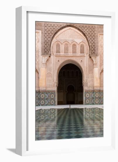 Reflections in the Courtyard Pool-Stephen Studd-Framed Photographic Print