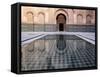 Reflections in the Courtyard Pool-Stephen Studd-Framed Stretched Canvas