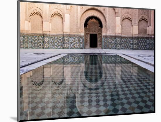 Reflections in the Courtyard Pool-Stephen Studd-Mounted Photographic Print