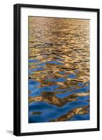 Reflections in the Late Afternoon Light on the King George River, Kimberley, Western Australia-Michael Nolan-Framed Photographic Print