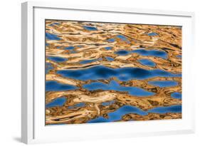 Reflections in the Late Afternoon Light on the King George River, Kimberley, Western Australia-Michael Nolan-Framed Photographic Print