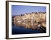 Reflections in the Old Harbour at St. Catherine's Quay in Honfleur, Basse Normandy-Richard Ashworth-Framed Photographic Print
