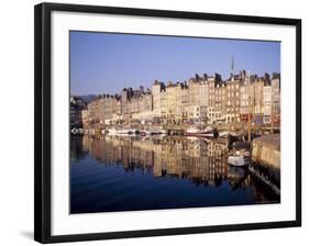 Reflections in the Old Harbour at St. Catherine's Quay in Honfleur, Basse Normandy-Richard Ashworth-Framed Photographic Print