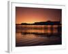 Reflections in the Sea of the Pier at Brighton at Sunset, Sussex, England, United Kingdom, Europe-Rainford Roy-Framed Photographic Print
