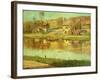 Reflections in the Water, C.1895-1919-Willard Leroy Metcalf-Framed Giclee Print