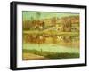 Reflections in the Water, C.1895-1919-Willard Leroy Metcalf-Framed Giclee Print